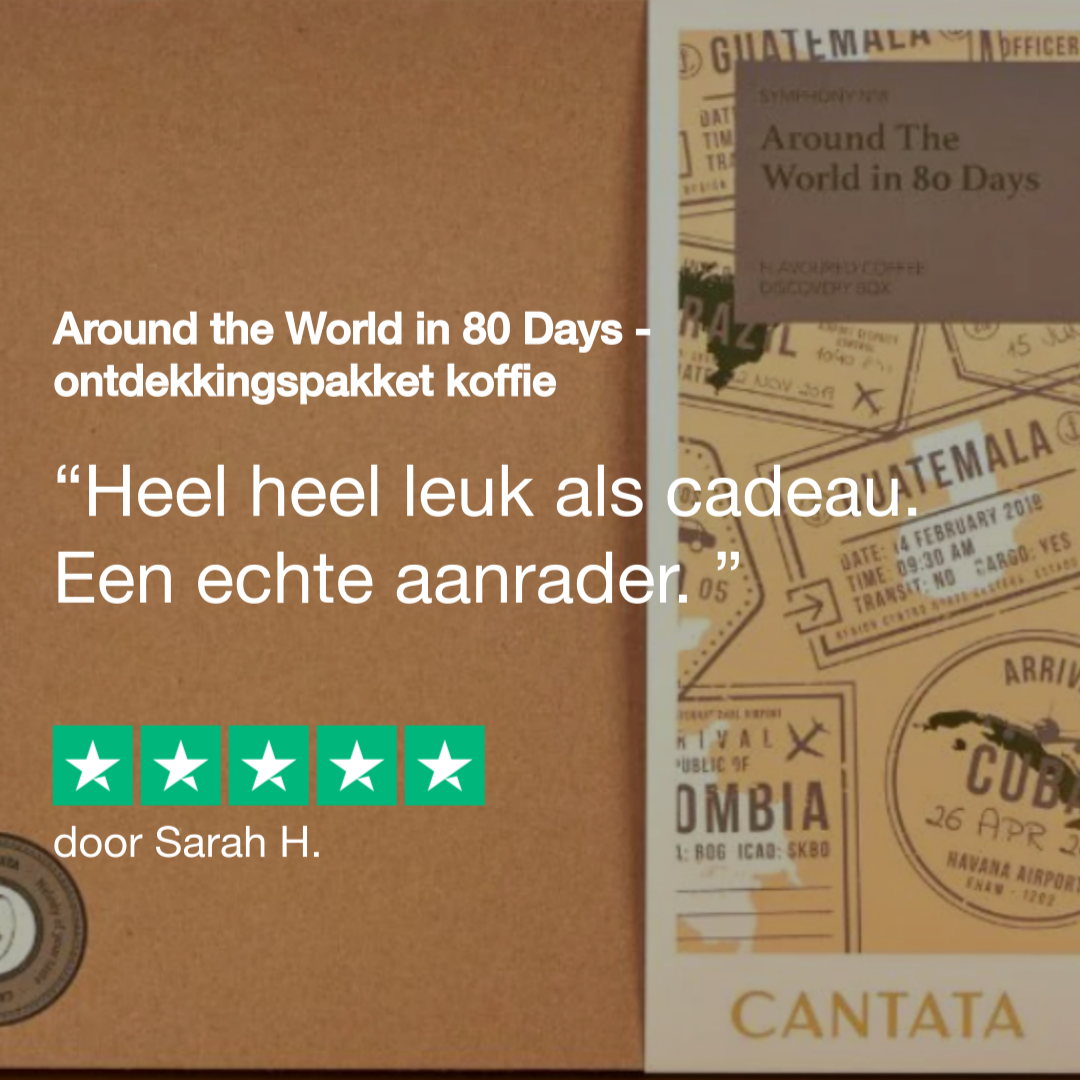 Around the World in 80 Days - ontdekkingspakket koffie