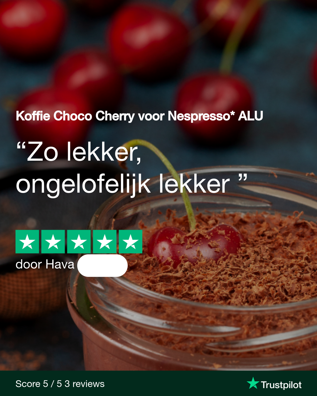 Koffie Choco Cherry voor Nespresso* ALU