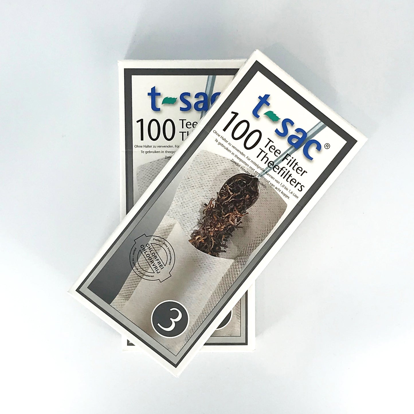 Papieren Theefilters 100 STUKS formaat 3 VOOR 0.8L