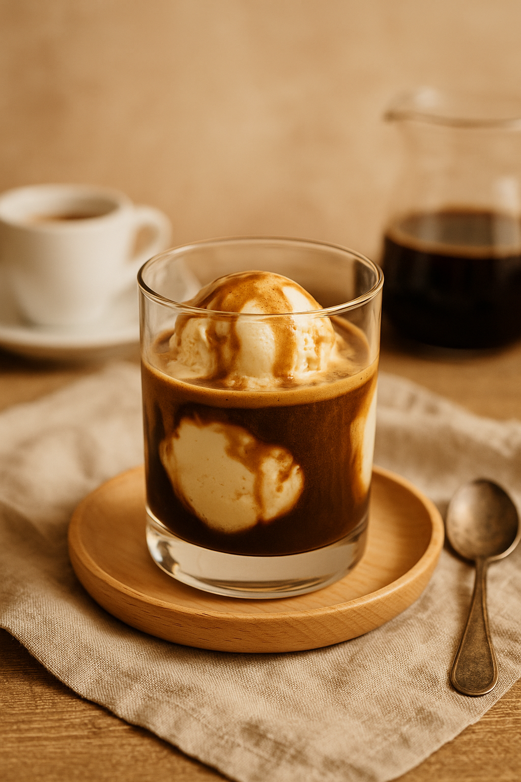 Affogato: Italiaans koffiegenot in een glaasje