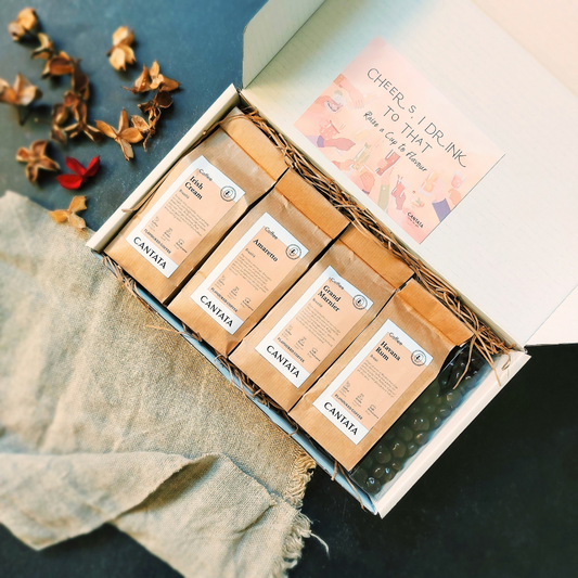 Cheers I drink to that - flavoured koffie cadeaupakket