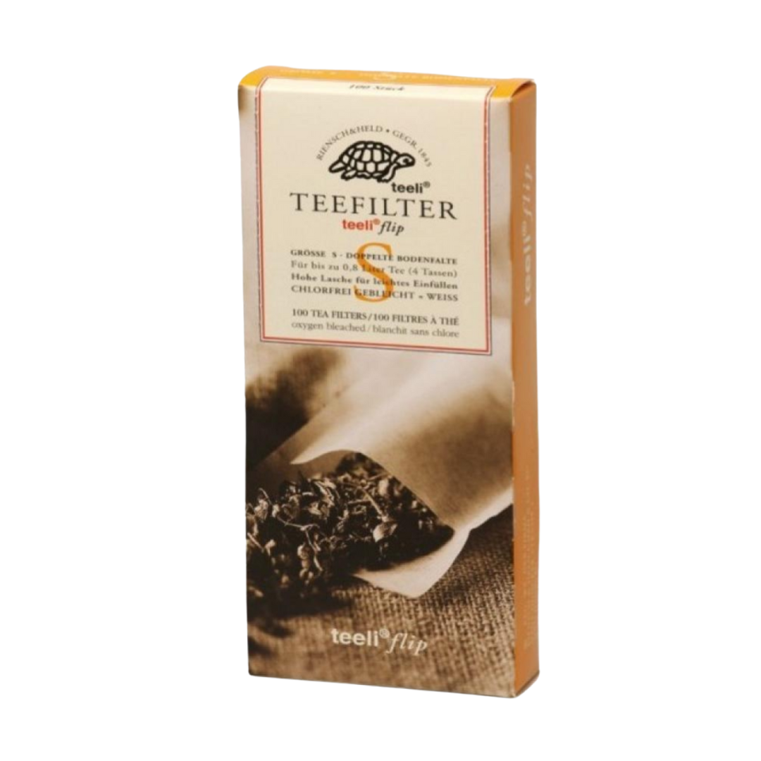 Papieren Theefilters Teeli S 100 STUKS